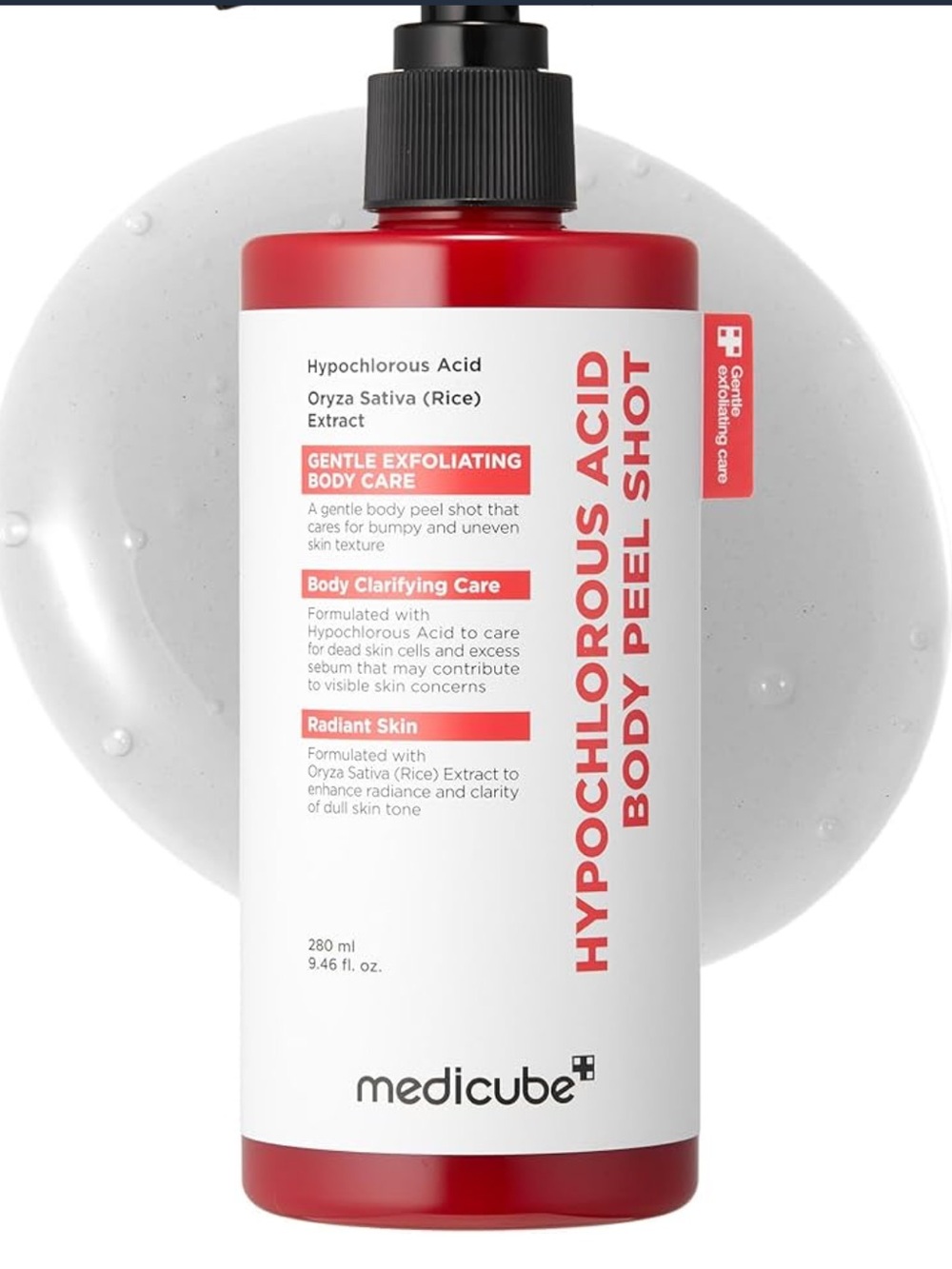 NWOT Medicube Hypochlorous Acid Body Peel Shot - 280 ml - Picture 1 of 4